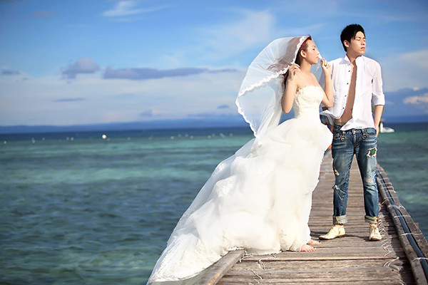 海外婚纱摄影菲律宾之行:爱有天意
