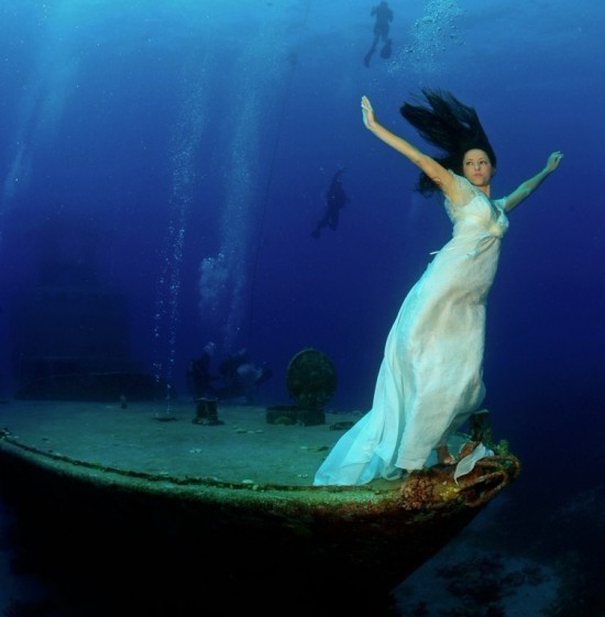 水下婚纱照怎么拍的(3)