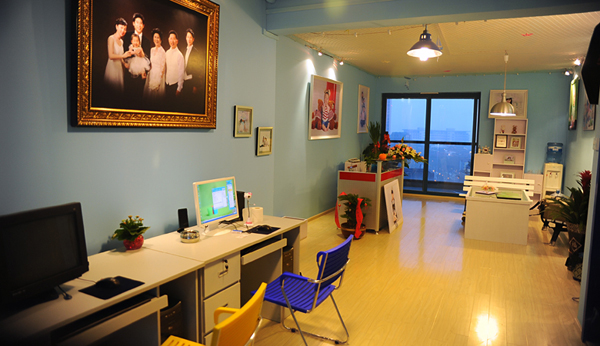韩式儿童摄影工作室,整洁现代的清新装修