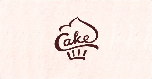 标志设计元素运用实例:杯形蛋糕和甜甜圈