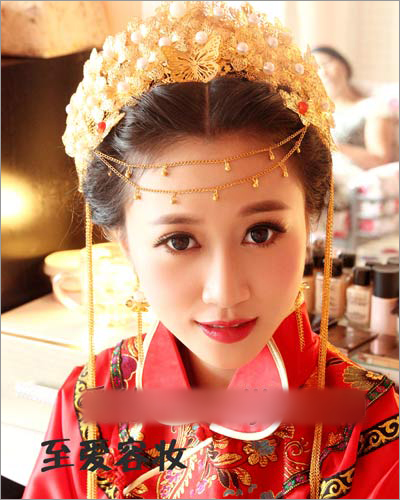秀禾服新娘造型+演绎传统中式复古美(2)