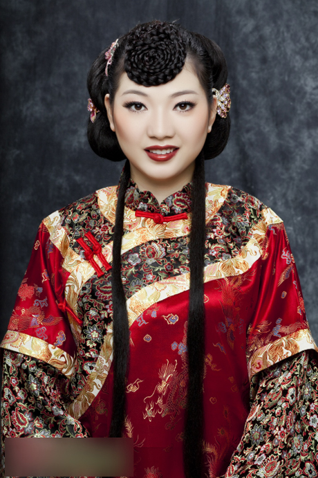 中式新娘造型赏析 演绎传统的美