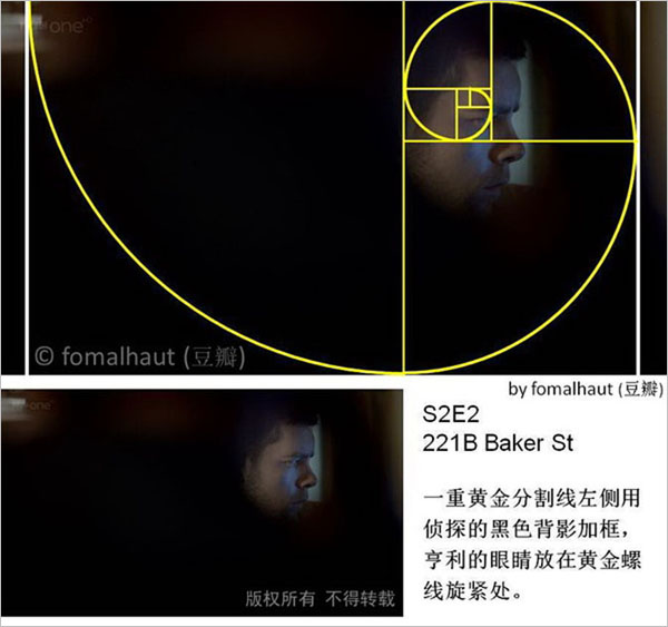 摄影构图:看《神探夏洛克》学黄金分割法构图