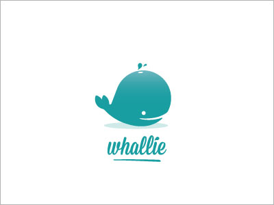 标志设计元素运用实例:鲸鱼
