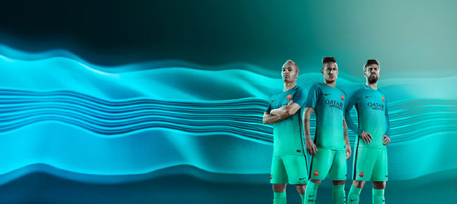 NIKE 欧洲足球俱乐部系列球衣广告设计作品_
