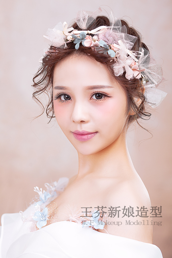 甜美可爱的日系新娘发型欣赏(3)_妆面赏析_影