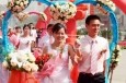 最新影楼资讯新闻-百位新人省会参加第二届外来务工青年集体婚礼