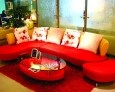 影楼家具沙发系列（二）--红、蓝、豪华舒适大床搭配