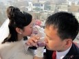 最新影楼资讯新闻-河南省偃师一对新人举行热气球空中婚礼