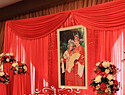 喜庆浪漫中式红色婚礼现场布置