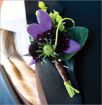 典雅色盘：利用10个细节打造精致紫色婚礼 婚礼策划 婚礼细节