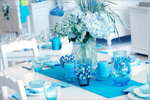 地中海海洋风 蓝色主题婚礼 婚礼策划 婚礼现场