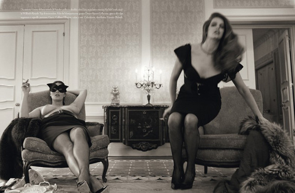 摄影大师 Steven Meisel拍摄微胖女人　写真摄影　人体摄影