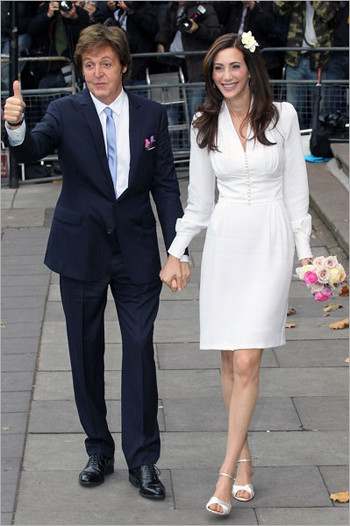 披头士成员保罗·麦卡特尼三婚 伦敦家中举行婚礼 婚嫁资讯