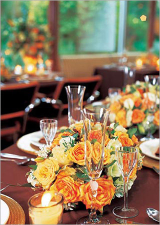 属于秋天的婚礼元素 黄橙红收获季婚礼策划 婚礼策划