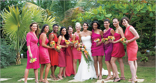 多米尼加的加勒比海风格婚礼 婚礼跟拍