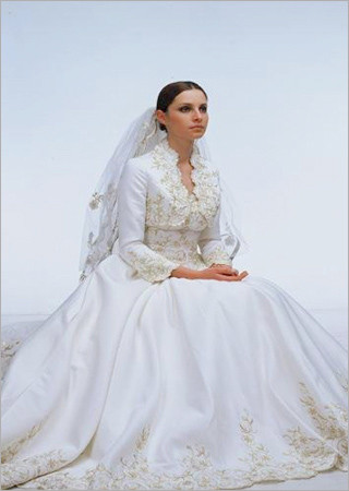 秋冬新娘的长袖款婚纱礼服 美丽不“冻”人 婚纱礼服