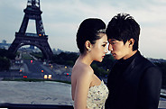 巴黎旅游婚纱 埃菲尔铁塔的永恒记忆