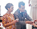 最新影楼资讯新闻-优雅简约紫色主题酒店婚礼 香港婚礼的别致韵味
