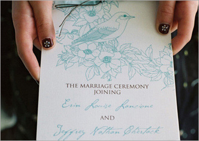 婚礼上的创意卡片 小配角提升大排场　婚礼策划