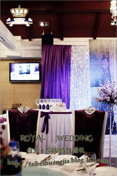 寒冬紫色混搭婚礼 表达这份特别的爱 婚礼跟拍