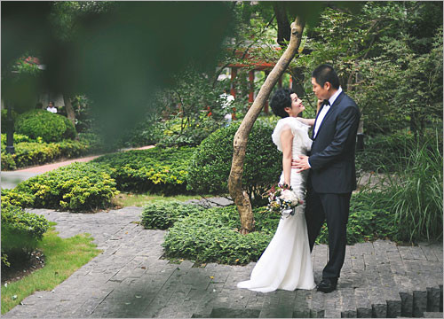 老上海公馆新式婚礼 中秋月圆情满天 婚礼跟拍