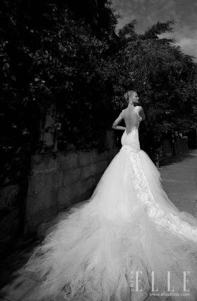 性感复古婚纱 演绎好莱坞黑白影像时代 婚纱礼服