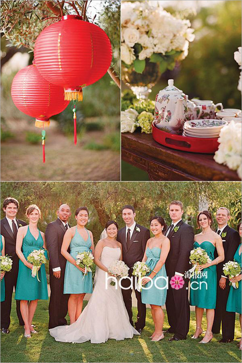 中国风俗Mix西式婚礼 大红灯笼挂出浓爱浪漫 婚礼跟拍
