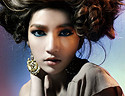 蓝色眼线画法 打造摩洛哥女郎眼妆