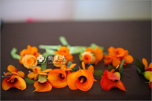 “暖 爱的温度”广东大气橙色婚礼札记 婚礼跟拍