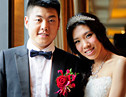 斯诺克运动员梁文博北京大婚 婚礼主题“爱在路上”