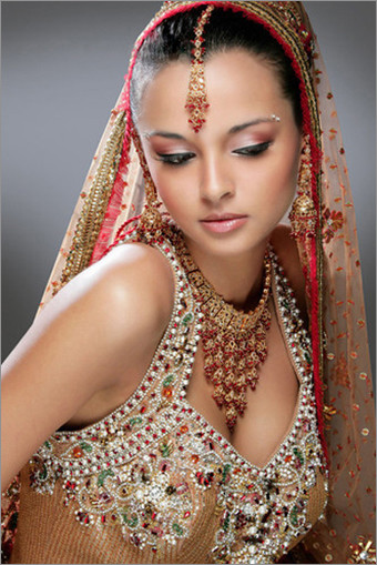 浪漫印度新娘妆容