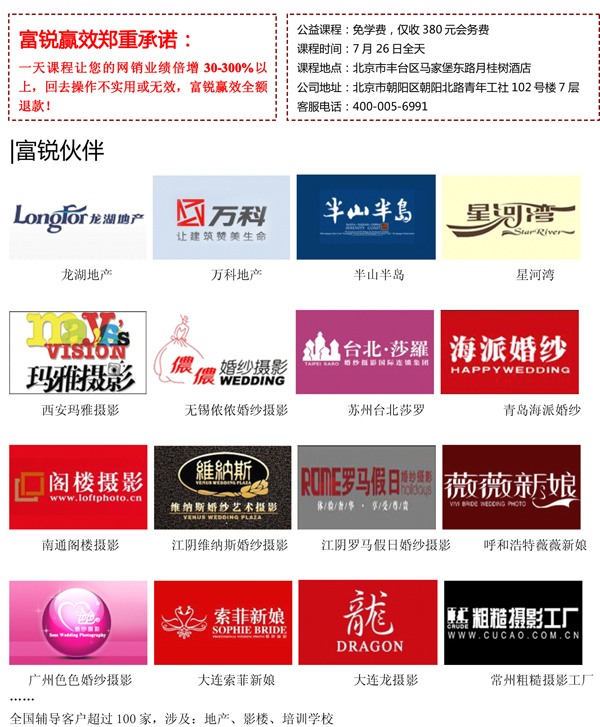 2012年7月26日北京影楼网络“微网销”研讨会