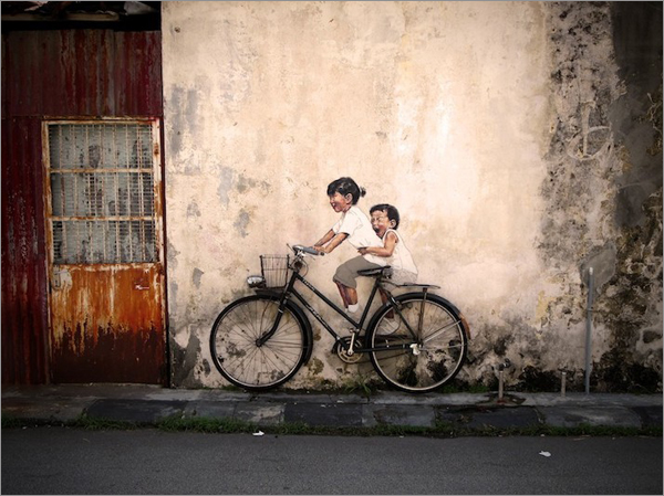 创意摄影：当街头艺术遭遇公众想象力