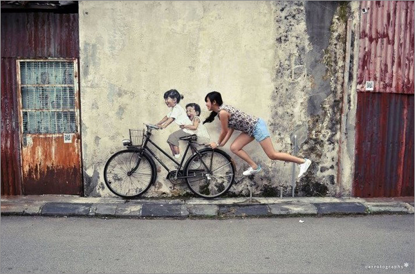 创意摄影：当街头艺术遭遇公众想象力