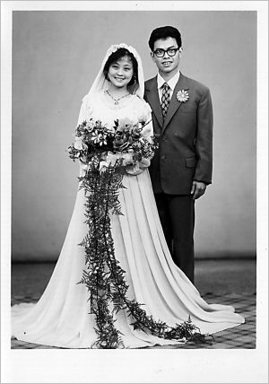 九十年代的婚纱照图片