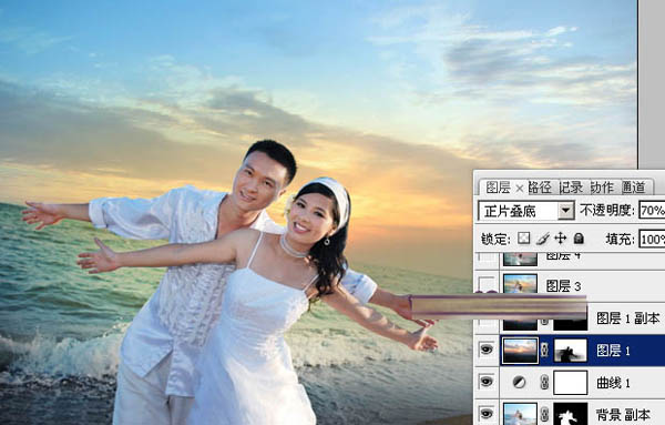 Photoshop婚纱调色教程