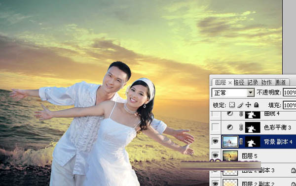 Photoshop婚纱调色教程