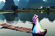 最新影楼资讯新闻-绿海行舟遇龙河，一曲绿色的旅游婚纱摄影