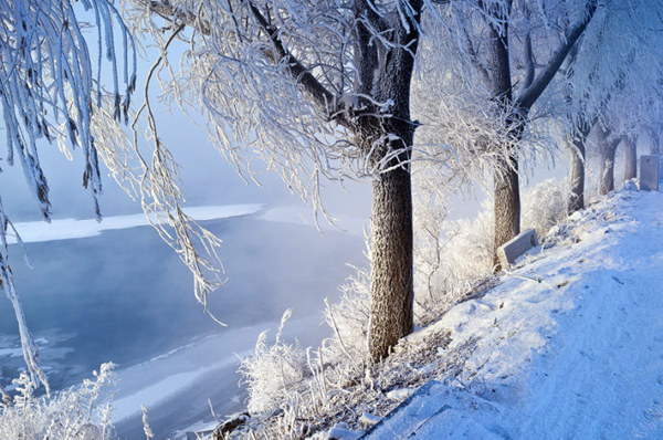 摄影教程：冬季外景拍摄冰清玉洁效果