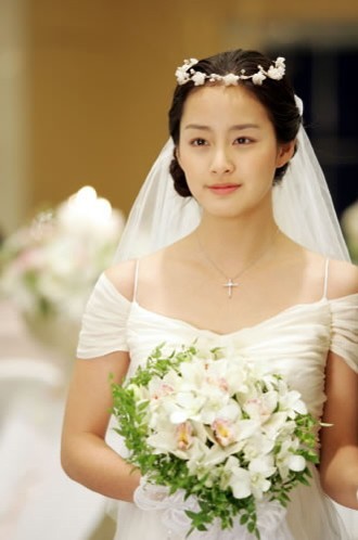 金泰熙　韩式新娘发型