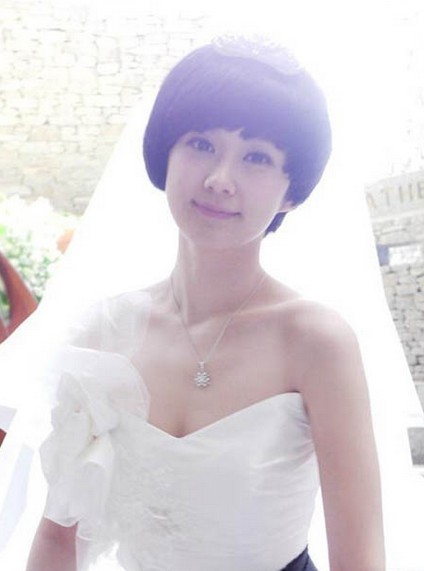 张娜拉　韩式新娘发型