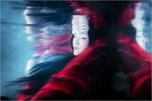 水下摄影教程:影室灯的水中花魅影