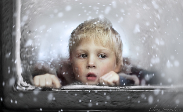 Elena Shumilova 冬日里的寶寶攝影