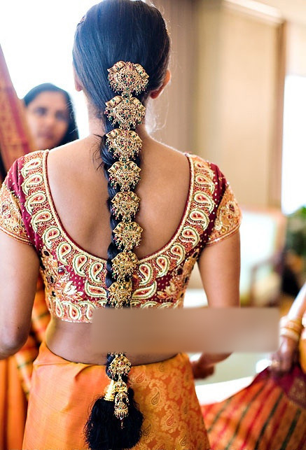 南印度新娘发型犹如花仙子坠入尘世