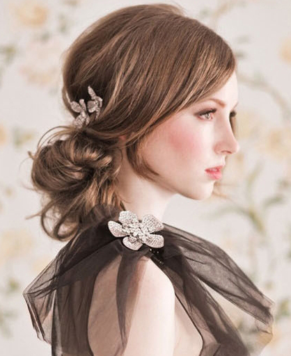 2013流行新娘发型推荐 挑出适合你的那款