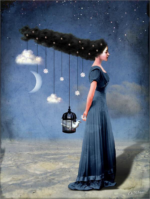 德国艺术家Catrin Welz-Stein超现实主义插画作品