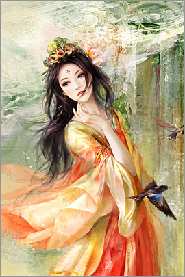 中国插画师phoenix lu人物角色插画欣赏