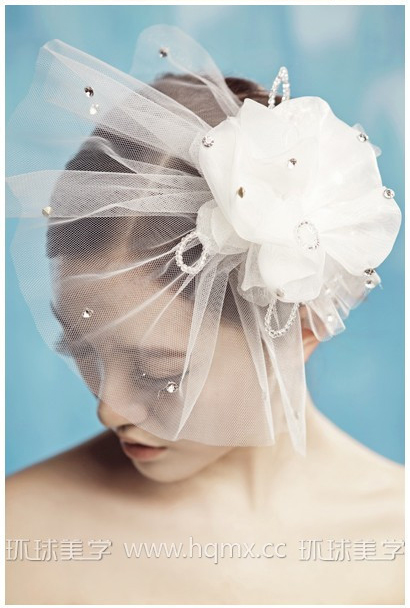2013新娘头纱造型 打造独一无二的婚礼造型