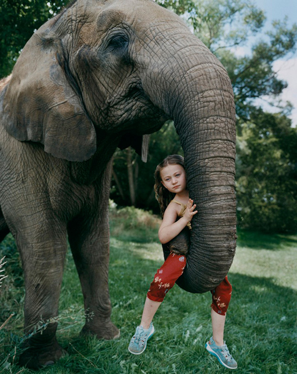 Robin Schwartz：与动物亲如姐妹的小女孩